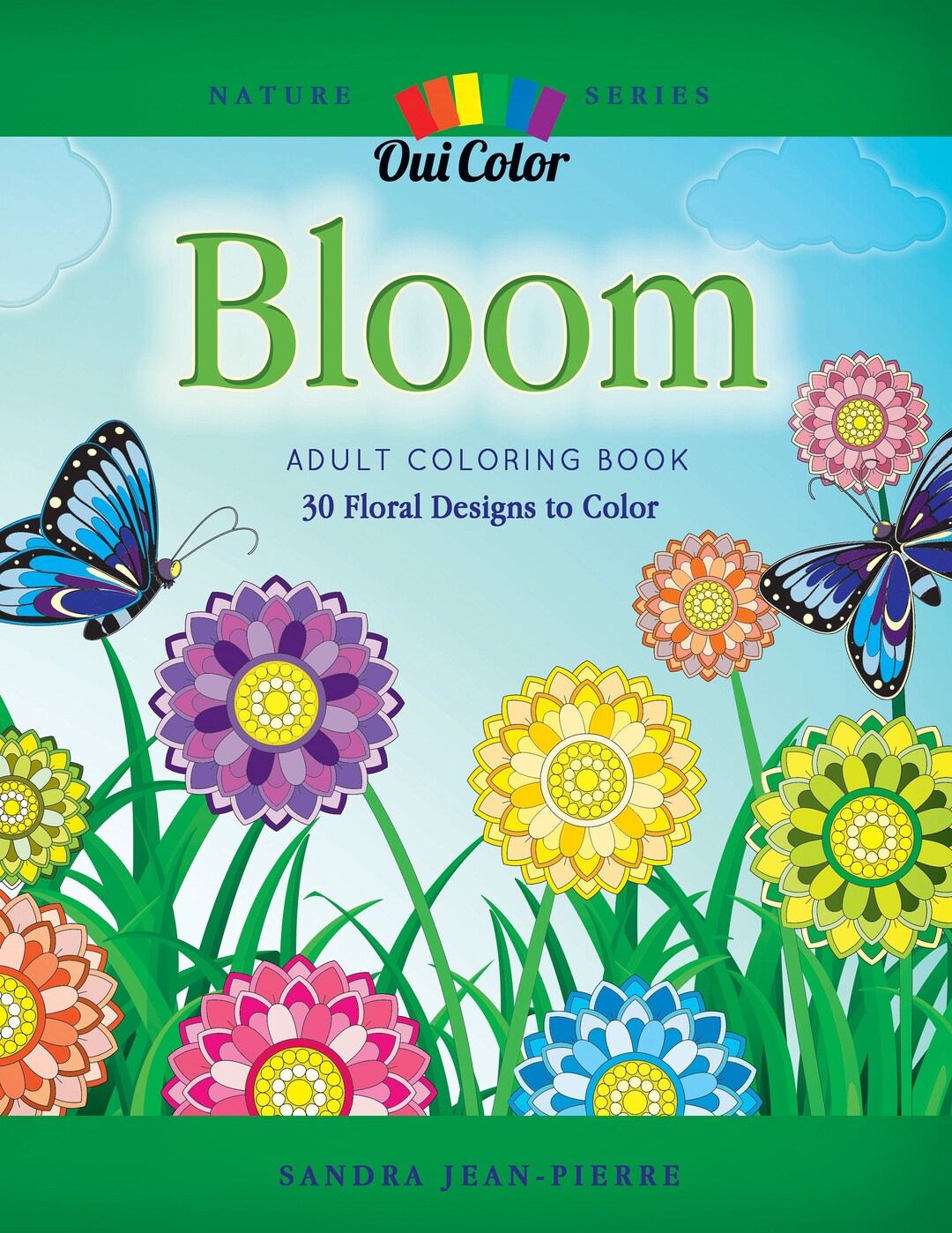 Flower Floral Printable Adult Coloring Book | Bloom: Adult Coloring ...