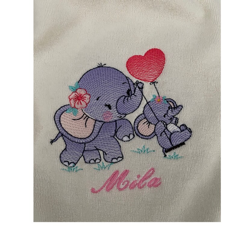 Maternity Gift Girl Personalized Maternity Gift Handmade Elephant Embroidered Bib Maternity Gift,Personalized Bib