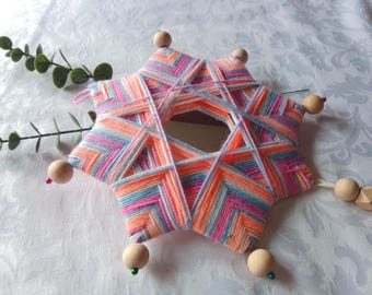 Espejo decorativo étnico