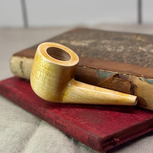 3&quot; Maple Pocket Pipe – Handcrafted Solid Wood – Canadian Maple – Small Travel Pipe for Herbs & Tobacco