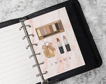A5 Fashion Inbox Planner Dashboard: Luxury Minimalist Printable (PDF)