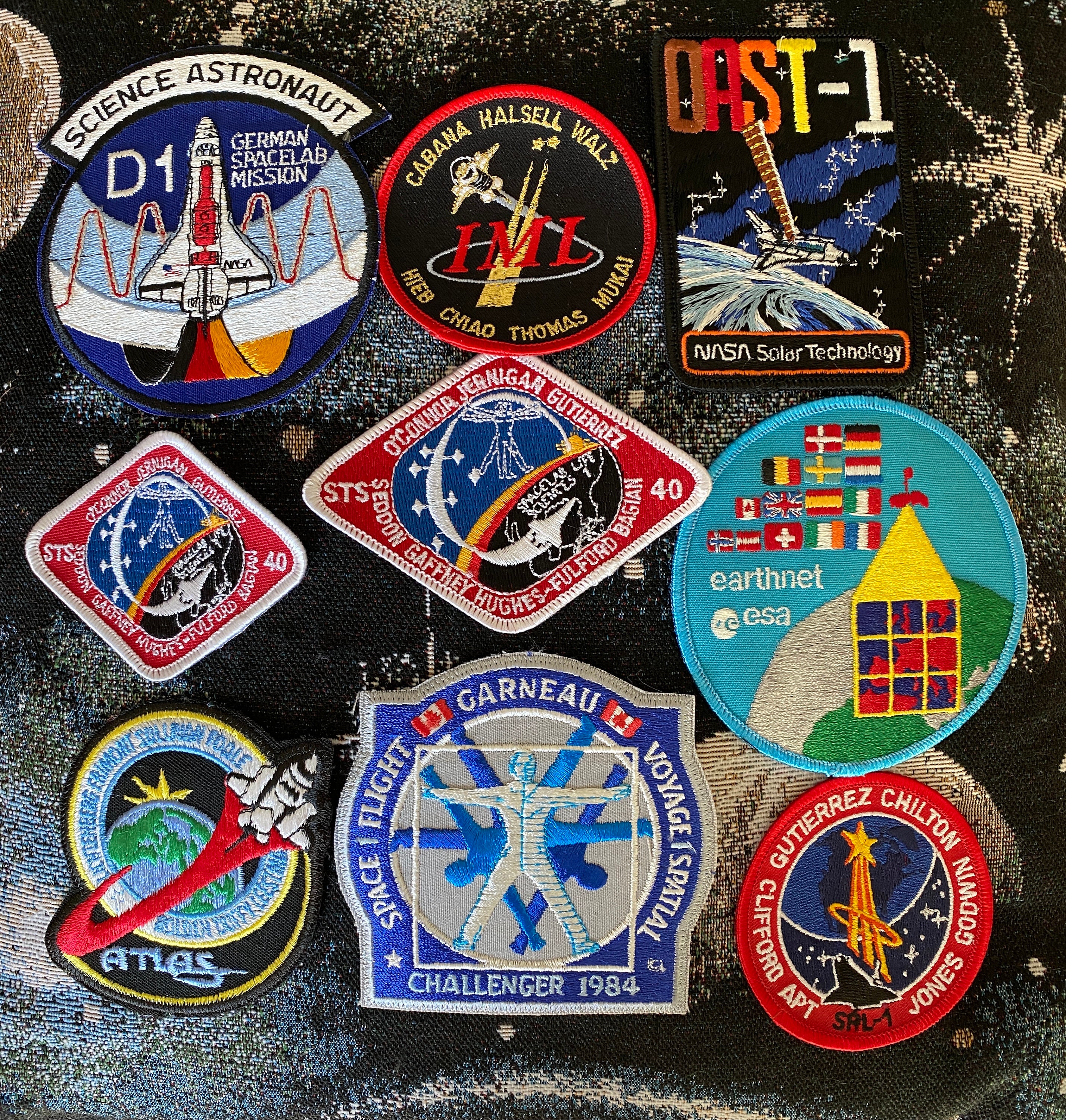Vintage Nasa Space Shuttle Mission Patches Etsy
