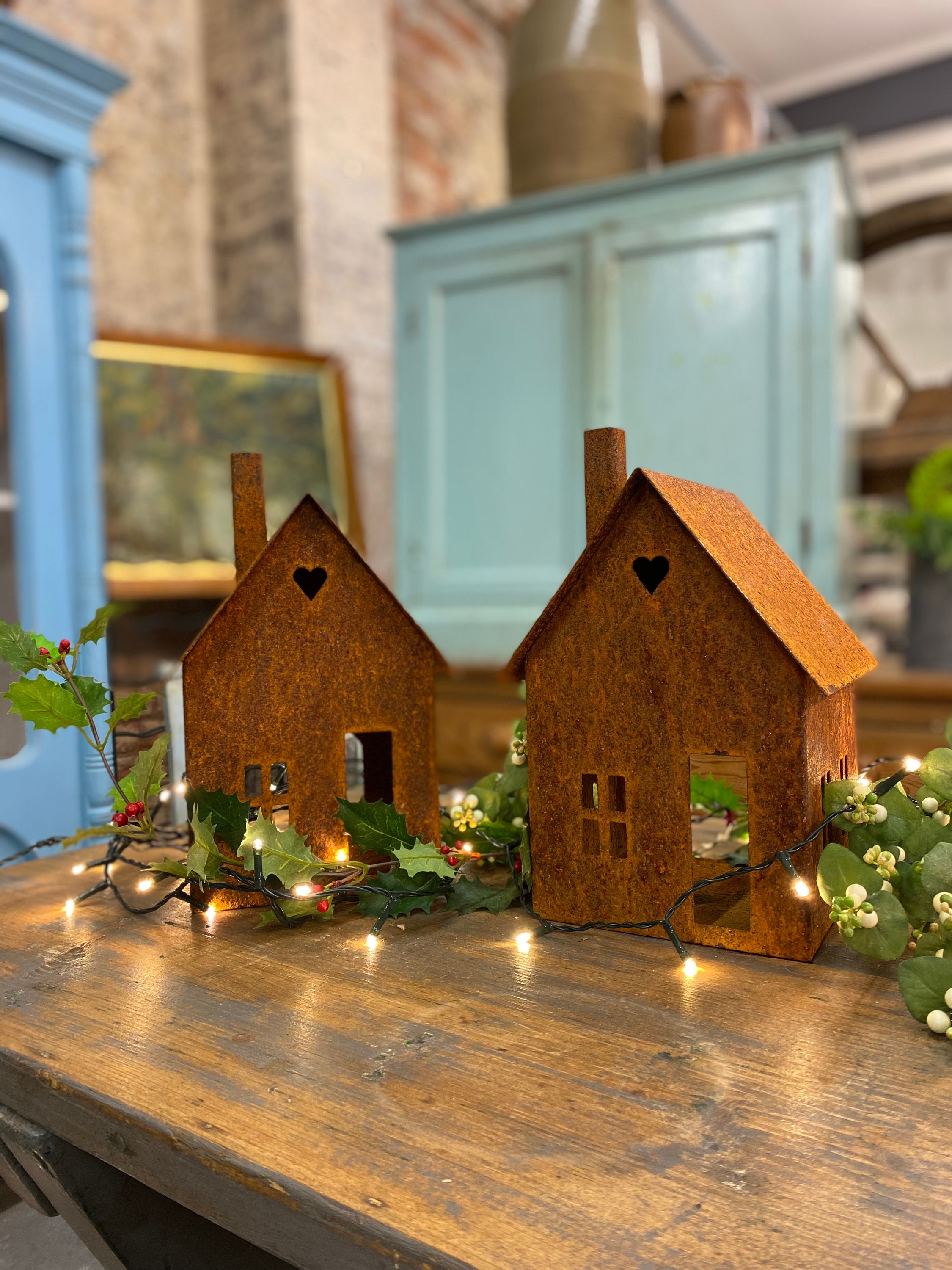 Limited Edition 3D Rusty Metal House Tea Light Holder Etsy UK