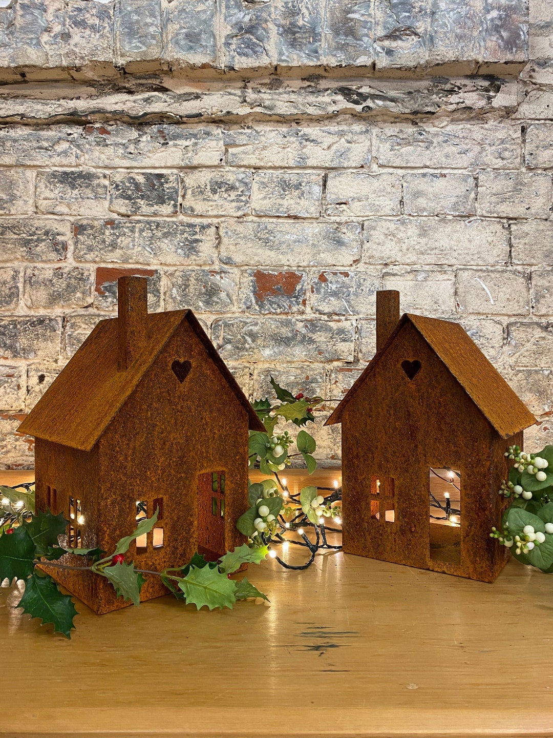 Limited Edition 3D Rusty Metal House Tea Light Holder Etsy