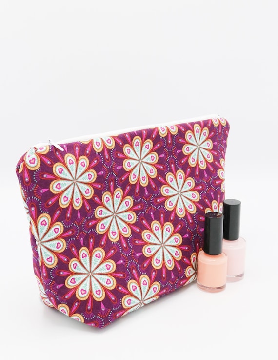 Peacock Feathers Cosmetic Bag