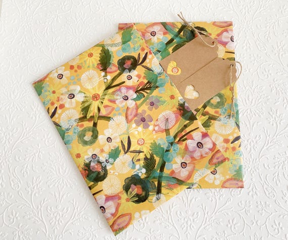 Gift Wrap Set- Summer Bloom
