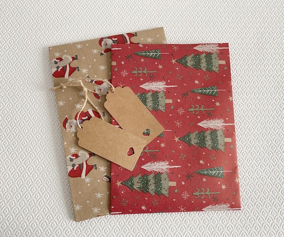 Christmas craft Gift Wrap Set – Santa & Christmas Tree