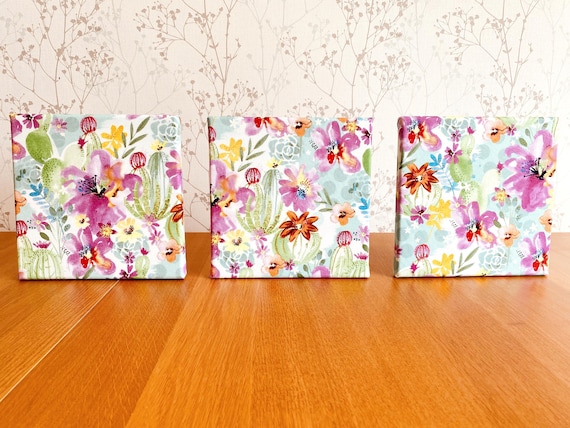 Sun Valley Flowers & Cacti wall art/home decor