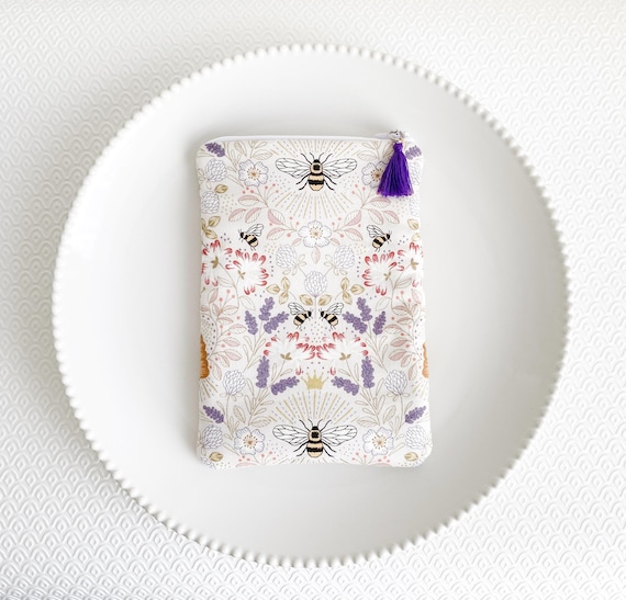 Fabric Mobile Phone Pouch- Honey Bee