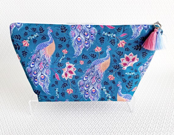 Cosmetic Bag, Gift Idea, Makeup Bag, Zipped Pouch, Storage Bag, Gift Bag, Travel Bag, Gift for Her, Fabric Bag, Nail Varnish Bag, Beauty Bag