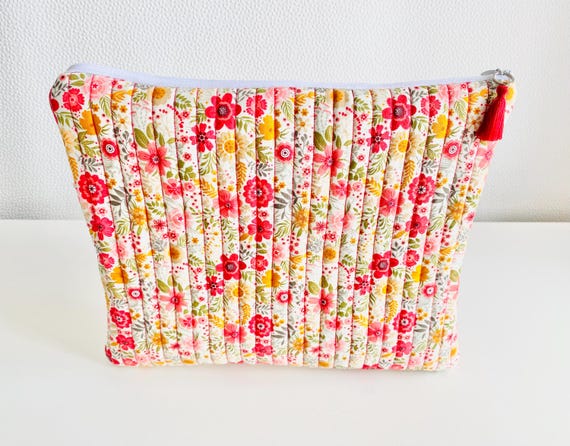 Quilted Zipper Pouch
