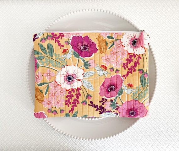 Quilted Zipper Pouch