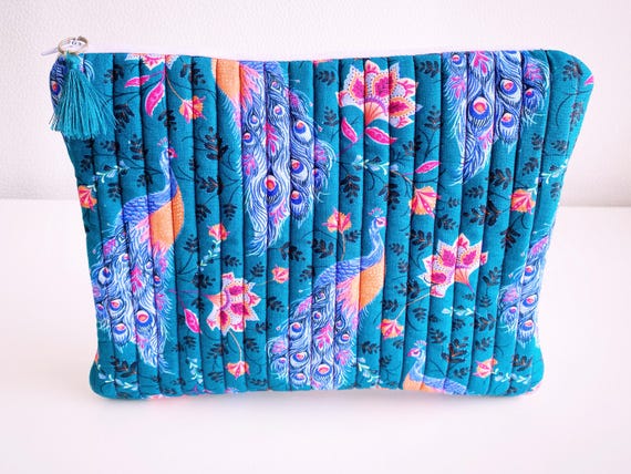 Quilted Zipper Pouch