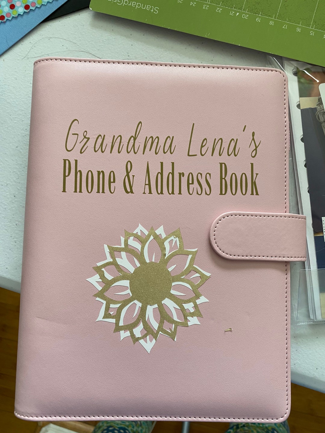Personalized Address Book Etsy
