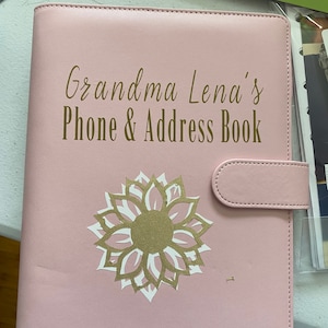 Carnet d’adresses personnalisé