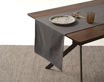 Table Runner - Modern Dining Table Centerpiece - Cotton