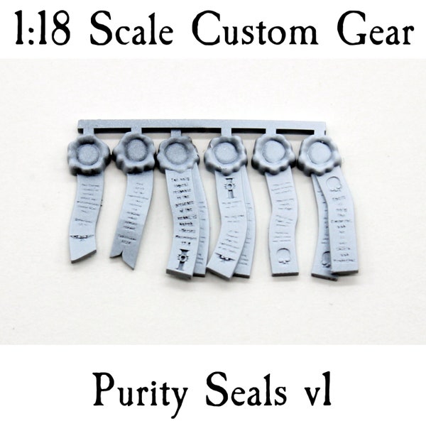 Purity Seals v1 - 40K JoyToy Compatible Space Marine 1:18 Action Figure 4" Custom Parts