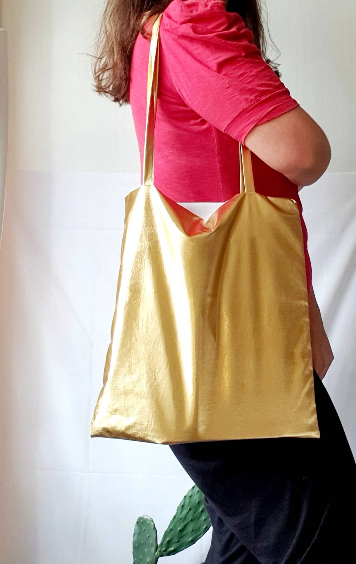 Extravagant Metallic Tote Bag - Silver main image 1
