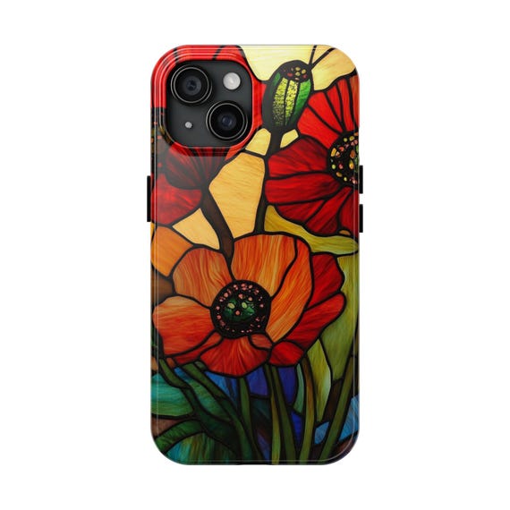 Vibrant Floral Phone Case, Tough Case for Flower Lovers, Durable Phone Cover for Gifts, Nature-Inspired Phone Accessory, Colorful Case for