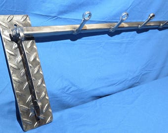 Coat Hook Fixture Made From Wrenches; Repurposed, Steampunk