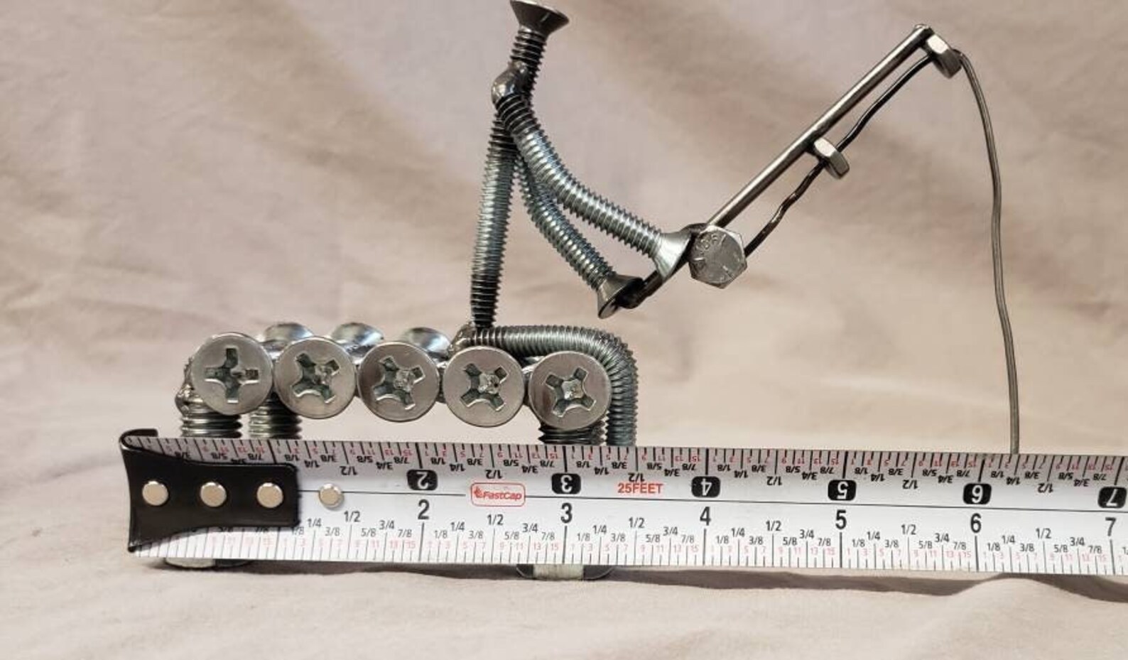 Welded Nuts and Bolts Fisherman on a Dock Etsy