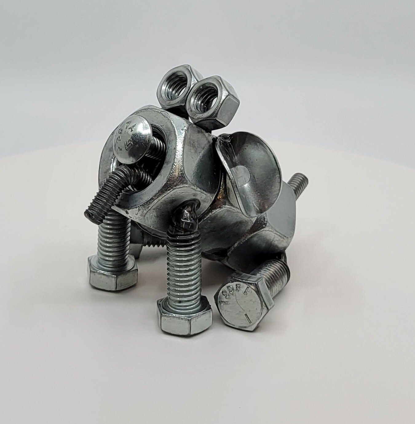 Welded Nuts and Bolts Dog Large Long Body Etsy UK