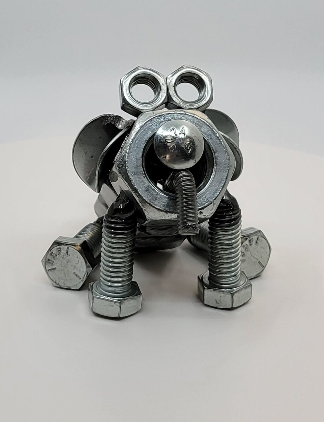 Welded Nuts and Bolts Dog Large Long Body Etsy UK