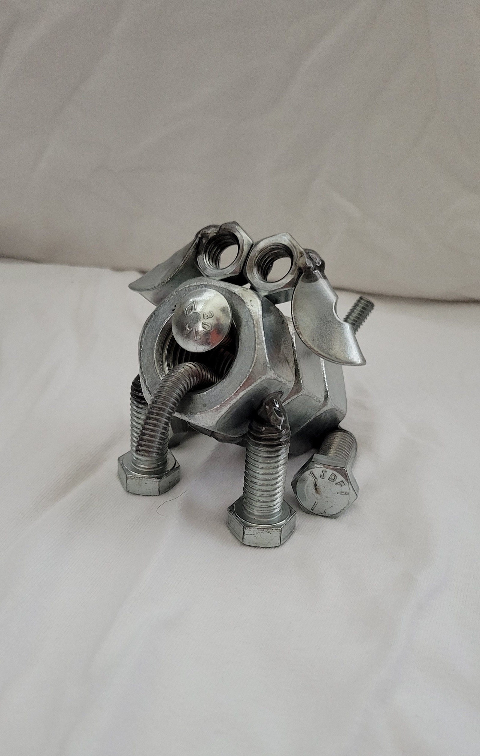 Welded Nuts and Bolts Dog - Large - Long Body - Etsy
