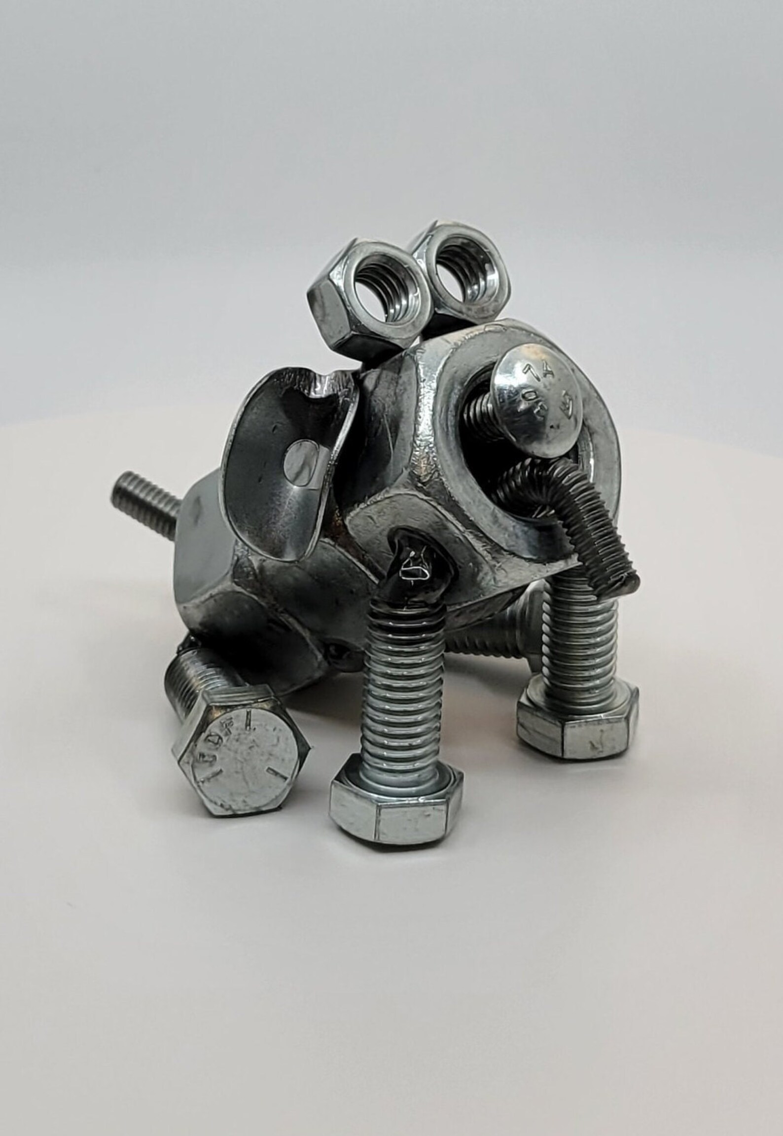 Welded Nuts and Bolts Dog Large Long Body Etsy