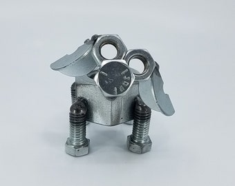 Welded Nuts and bolts dog - medium - round body