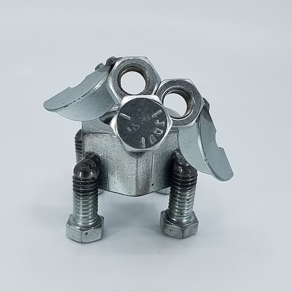 Welded Nuts and bolts dog - medium - round body