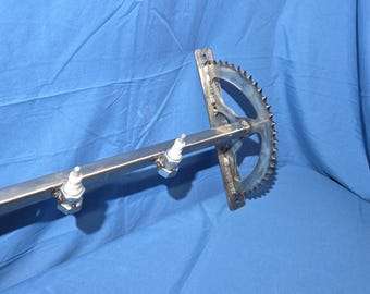 5 Coat Hook Fixture Made From Motorcycle Parts; Repurposed, Steampunk