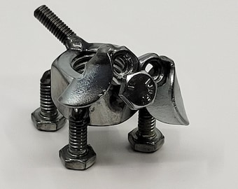 Welded Nuts and bolts dog -  small- round body