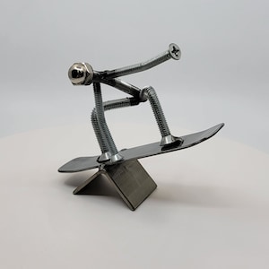 Steelman24 Chef Sculpture Nuts And Bolts Handmade Ornaments