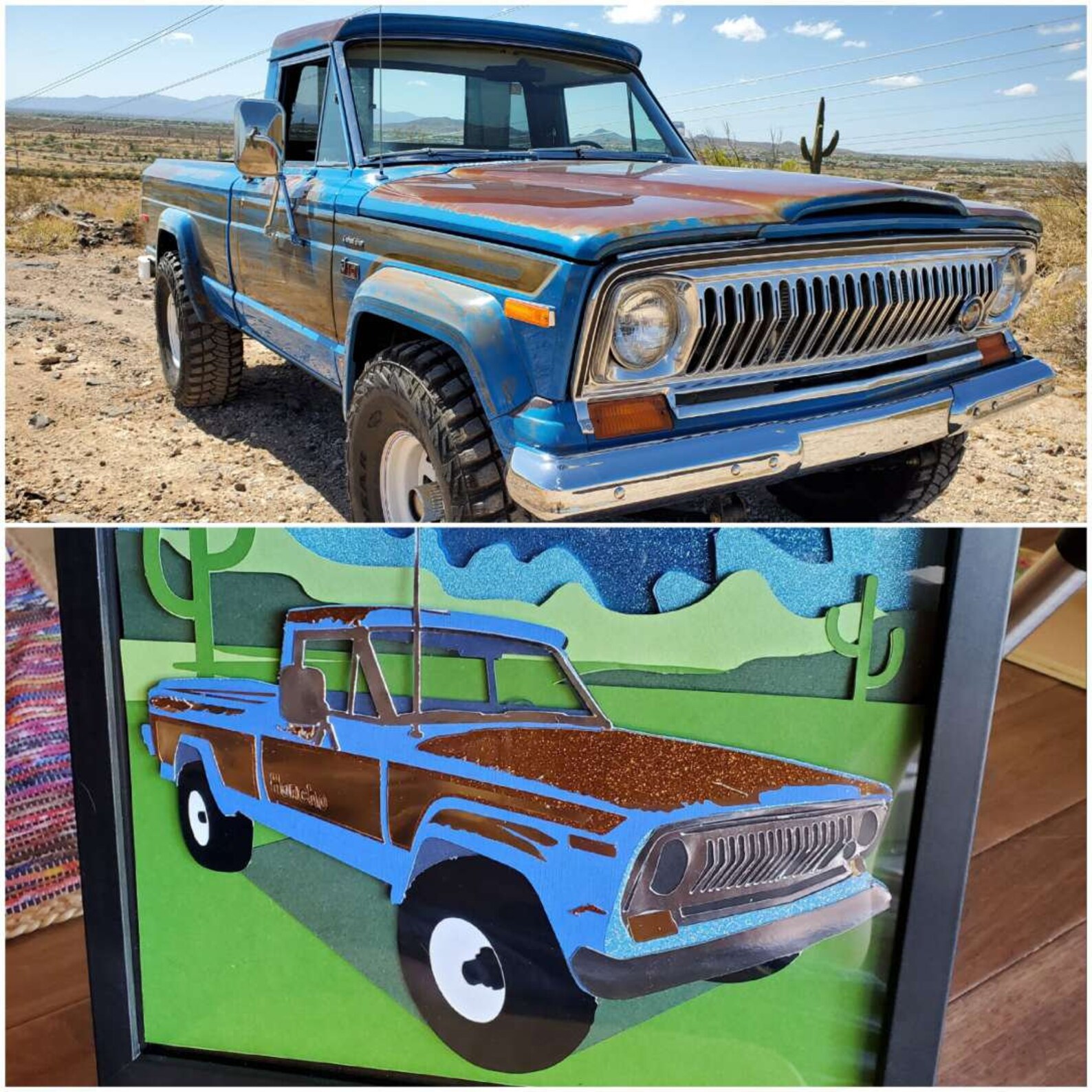 Custom Jeep J10 J10 Honcho Truck Art Gift Etsy