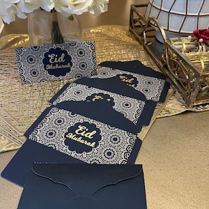 Paquet de 5 enveloppes d’argent de l’Aïd Moubarak