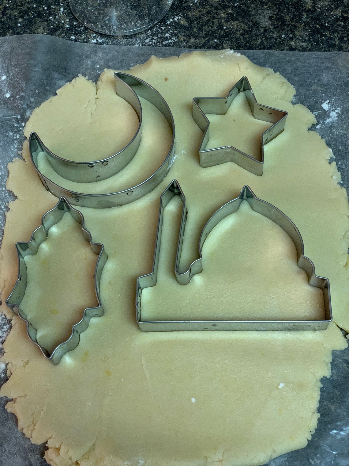 Ramadan/eid Cookie Cutter Set 5 Piece Set mosque Moon Etsy
