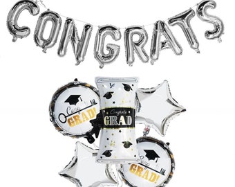 Afstuderen Ballon "conGRATS" 16 inch
