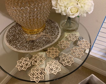 Eid/Ramadan houten hangende decoratieve ornamenten
