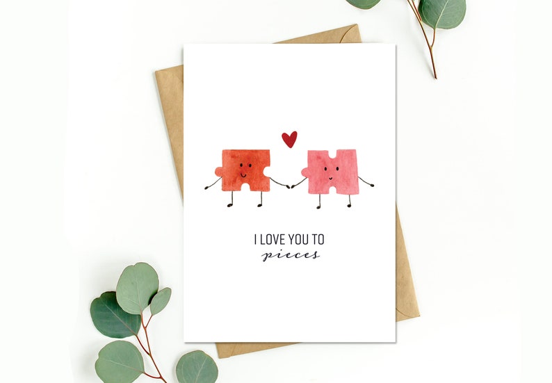 single folded valentine card which blanks inside for your own personal message, outside is beautifully textured matt finish