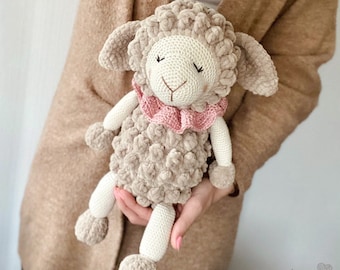 Sheep/Schaf "Ella & Paul" crochet pattern/Häkelanleitung (Ger+Eng+Ru+Span+NL) pdf