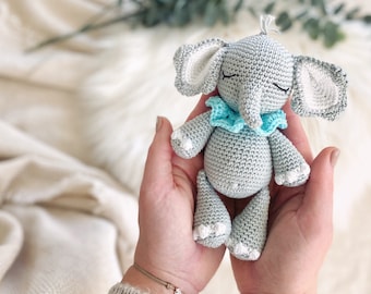 Elephant/Elephant "Elian & Elli" crochet pattern/crochet instructions pdf