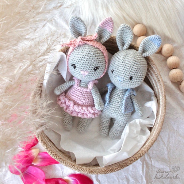 Bunny "Haley & Hope" patron au crochet GER+ANG+SPN pdf