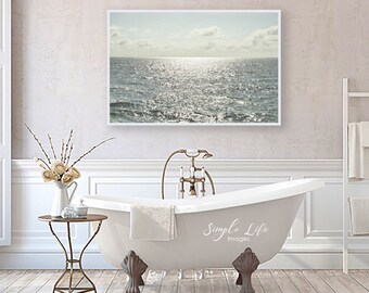 Ocean Photo/Minimalist Art/Nature Landscape/California Seascape/Shabby Chic Sea Print/Boho Beach Decor/Coastal/Nautical/Digital Download