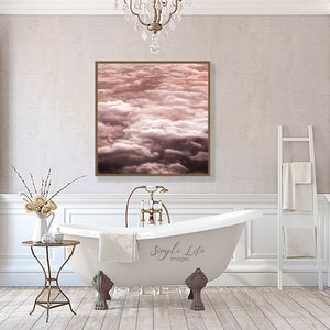 Cloud Photo/Minimalist Abstract/Nature Landscape/Contemporary Fine Art Photography/Modern Boho Decor/Extra Large Print/Sky/Digital Download