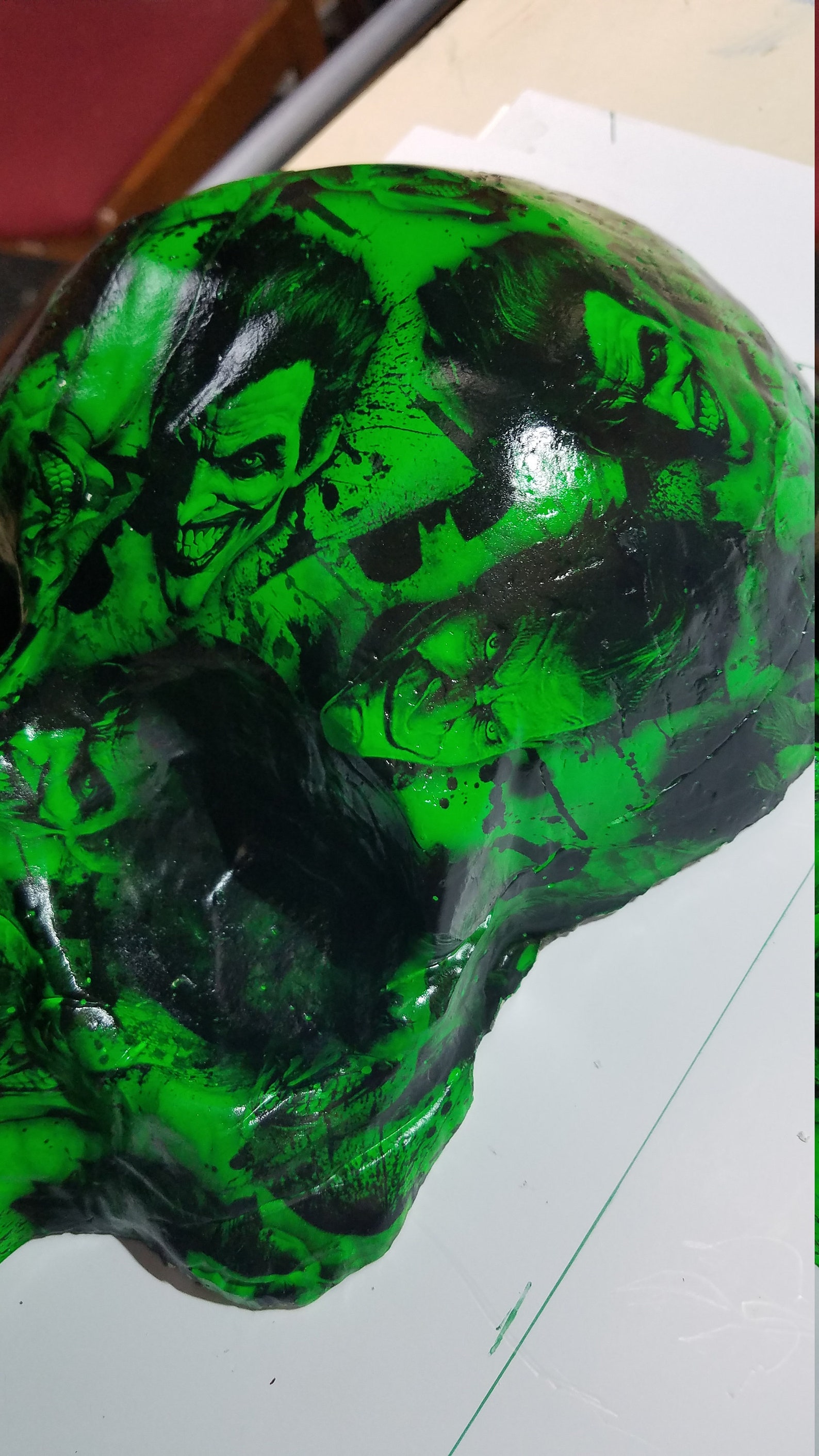 Custom hydrodipped plaster skulls Etsy