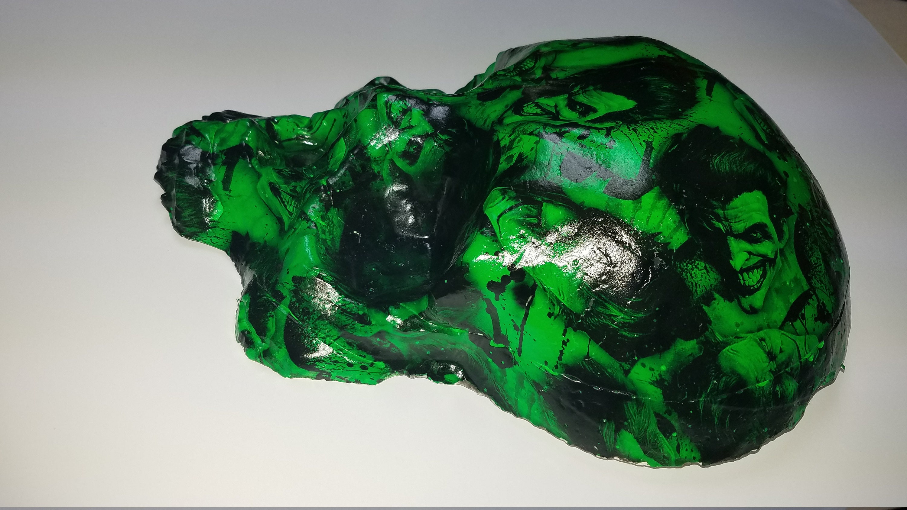 Custom hydrodipped plaster skulls Etsy