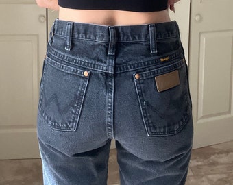 Vintage Reworked Black Wrangler Jeans