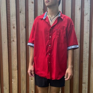 Vintage 90s Tommy Jeans Tommy Hilfiger Button Down Shirt