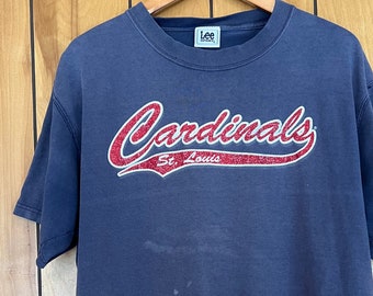 Vintage Distressed Saint Louis Cardinals Baseball Crewneck Tshirt